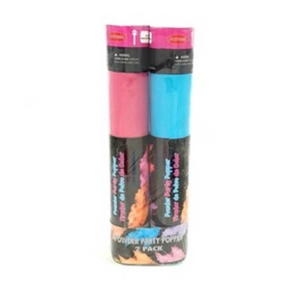 2pk Powder Poppers Pink/Blue
